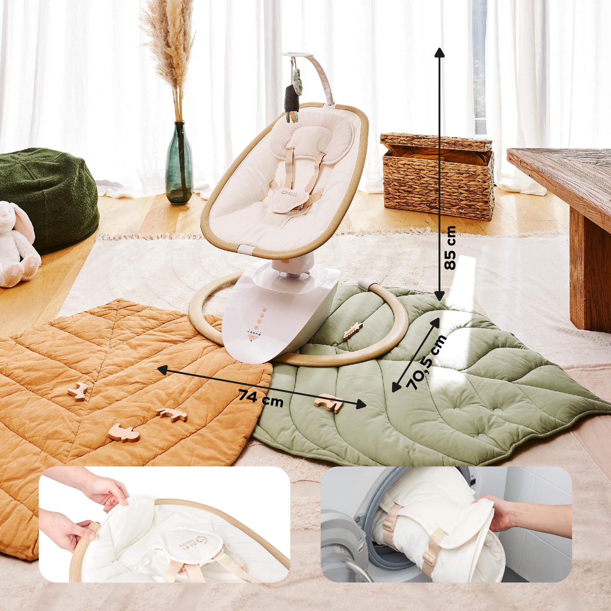 babymoov-babyschaukel-swoon-hoop-sand-elektrische-babywippe-mit-fernbedienung-90 image 7