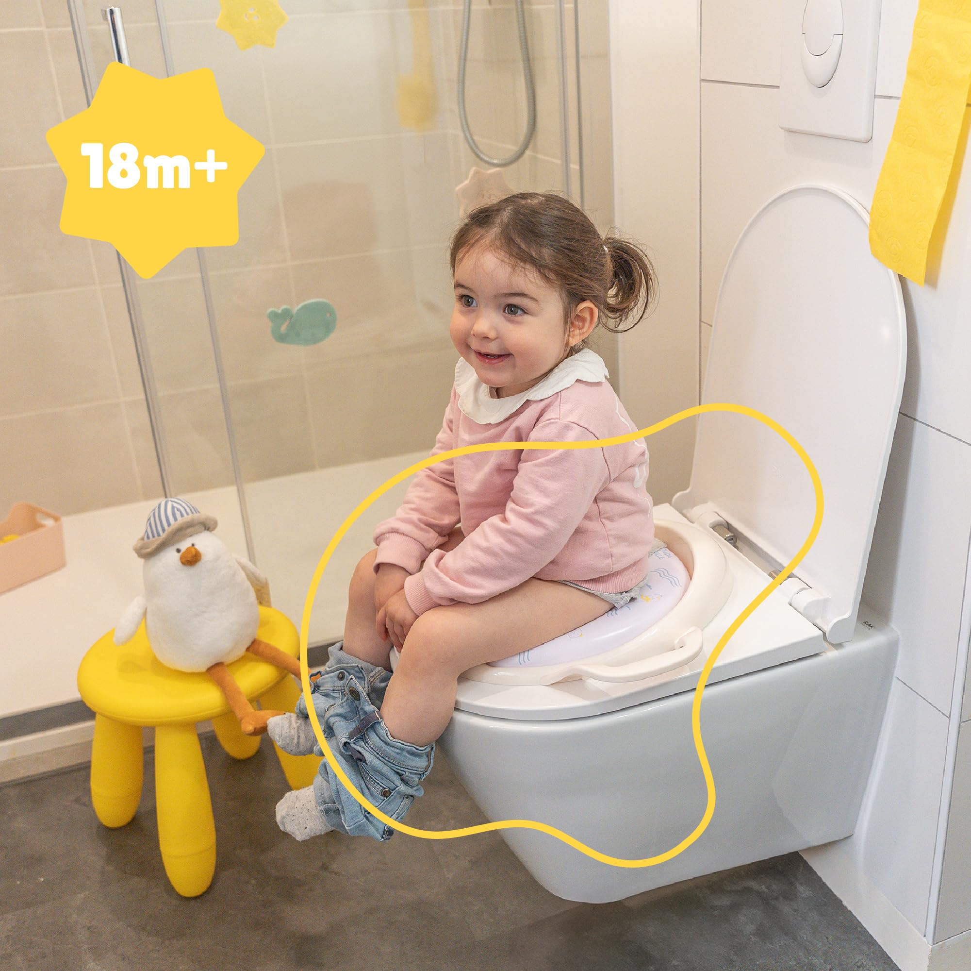 badabulle-toilettensitz-kinder-mit-griffen-rutschfester-wc-aufsatz-mit-weichem-g image 2