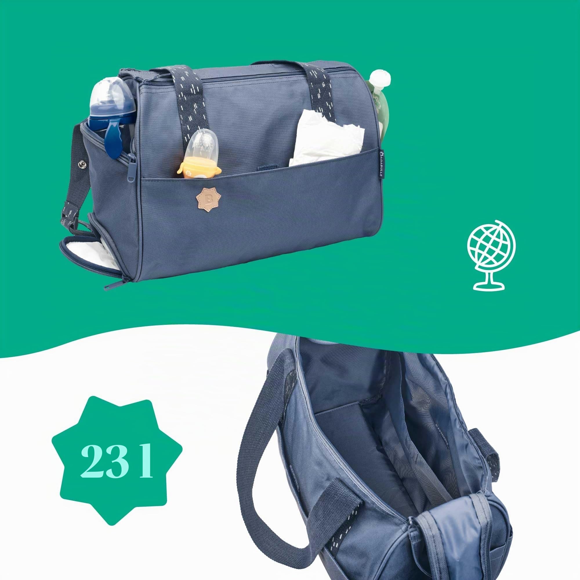 badabulle-wickeltasche-pocketstyle-kinderwagentasche-mit-wickelzubeh-r-gro-es-fa image 4