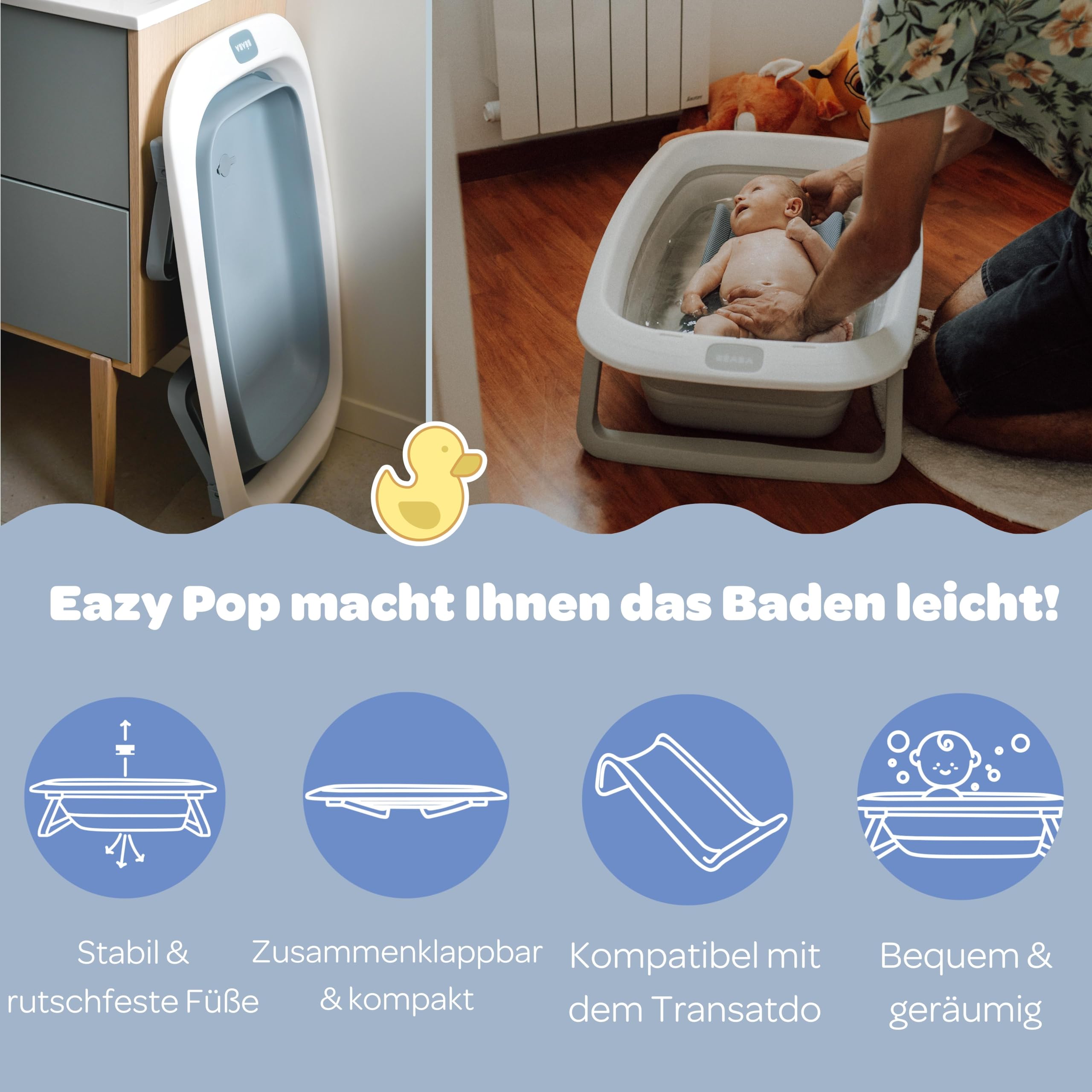 b-aba-eazy-pop-cam-l-o-faltbare-babybadewanne-ultrakompakt-mit-rutschfesten-f-en image 4