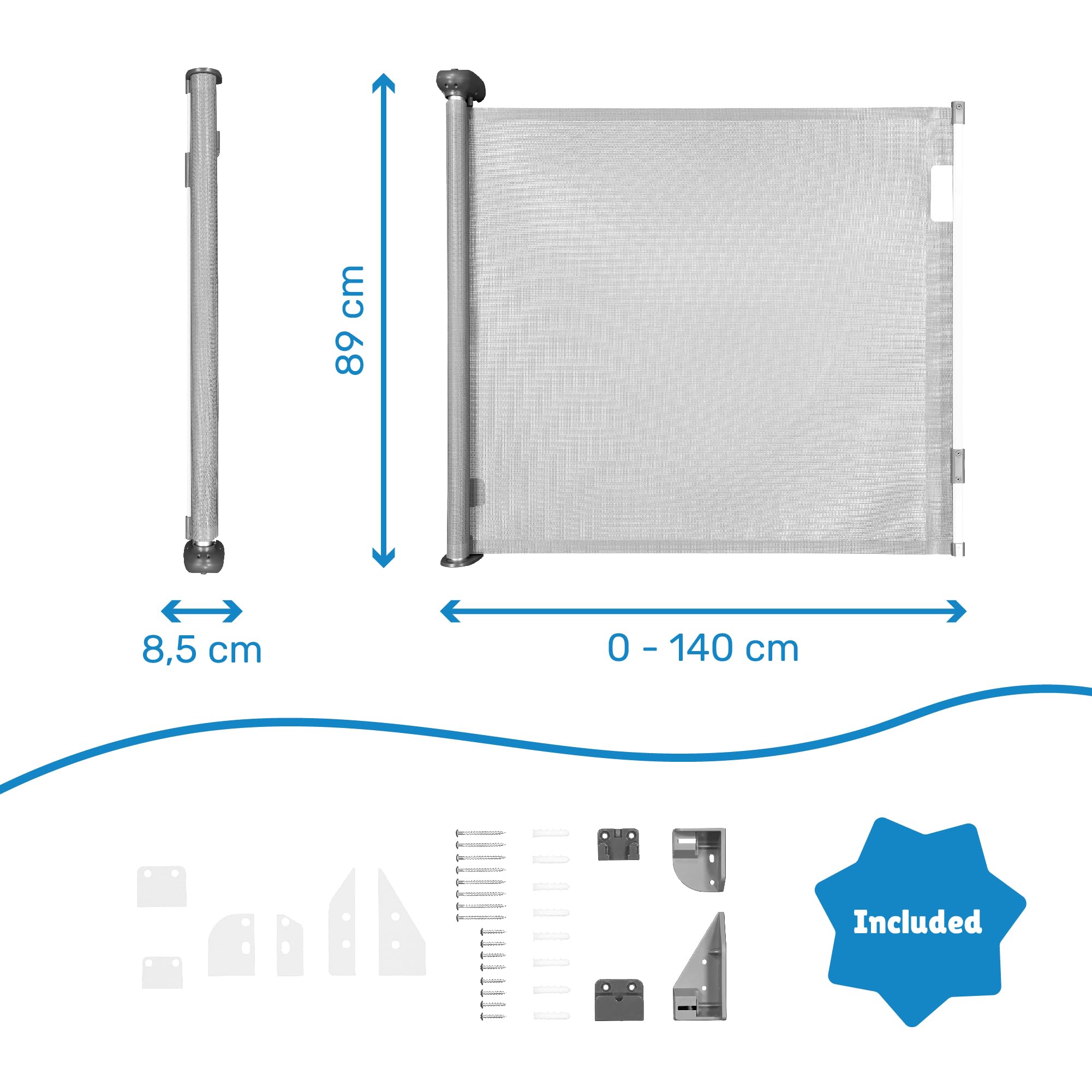 badabulle-safe-roll-t-rschutzgitter-treppenschutzgitter-ausziehbar-bis-140-cm-ei image 6
