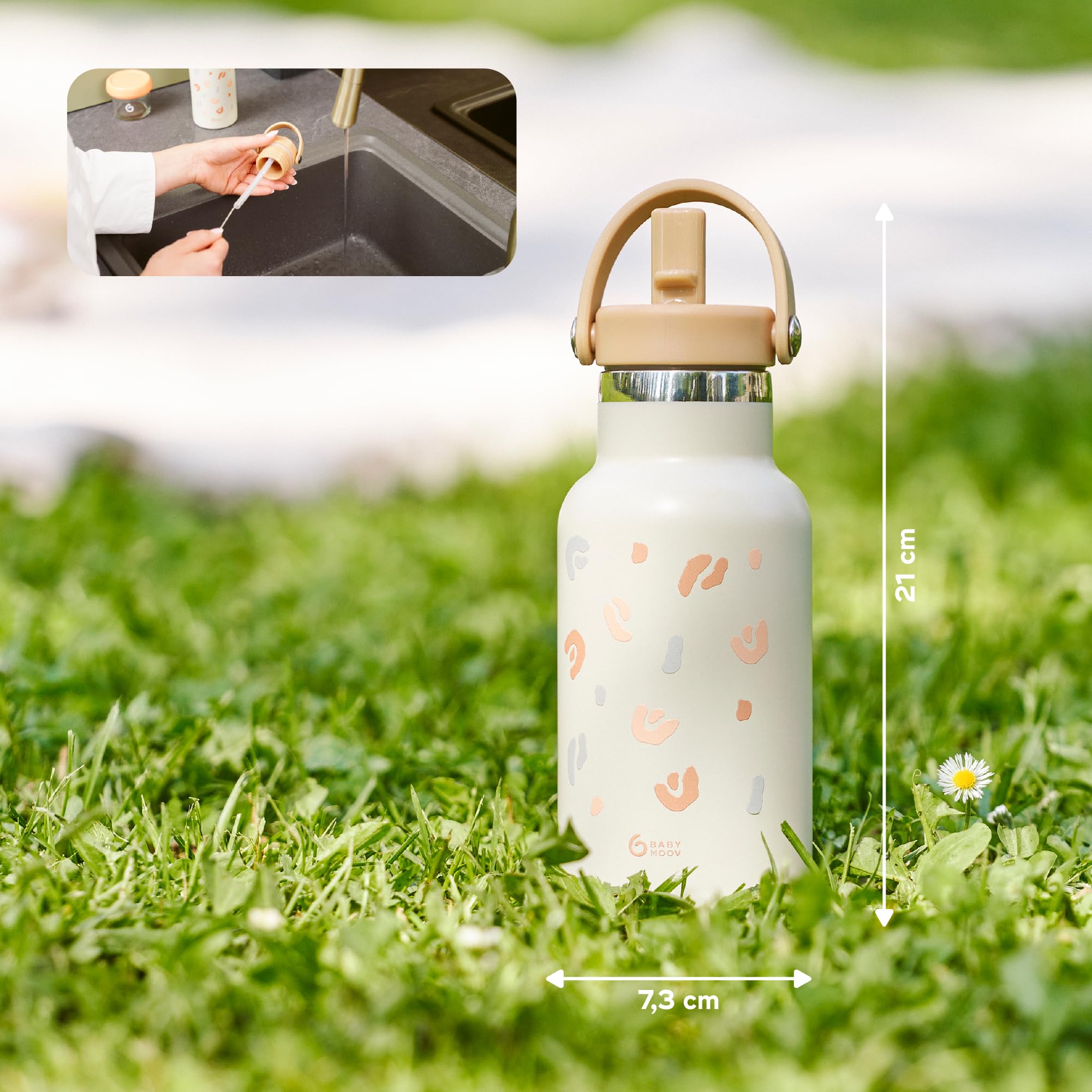 babymoov-little-explorer-edelstahl-trinkflasche-kinder-350-ml-ivory-isoliert-mit image 6