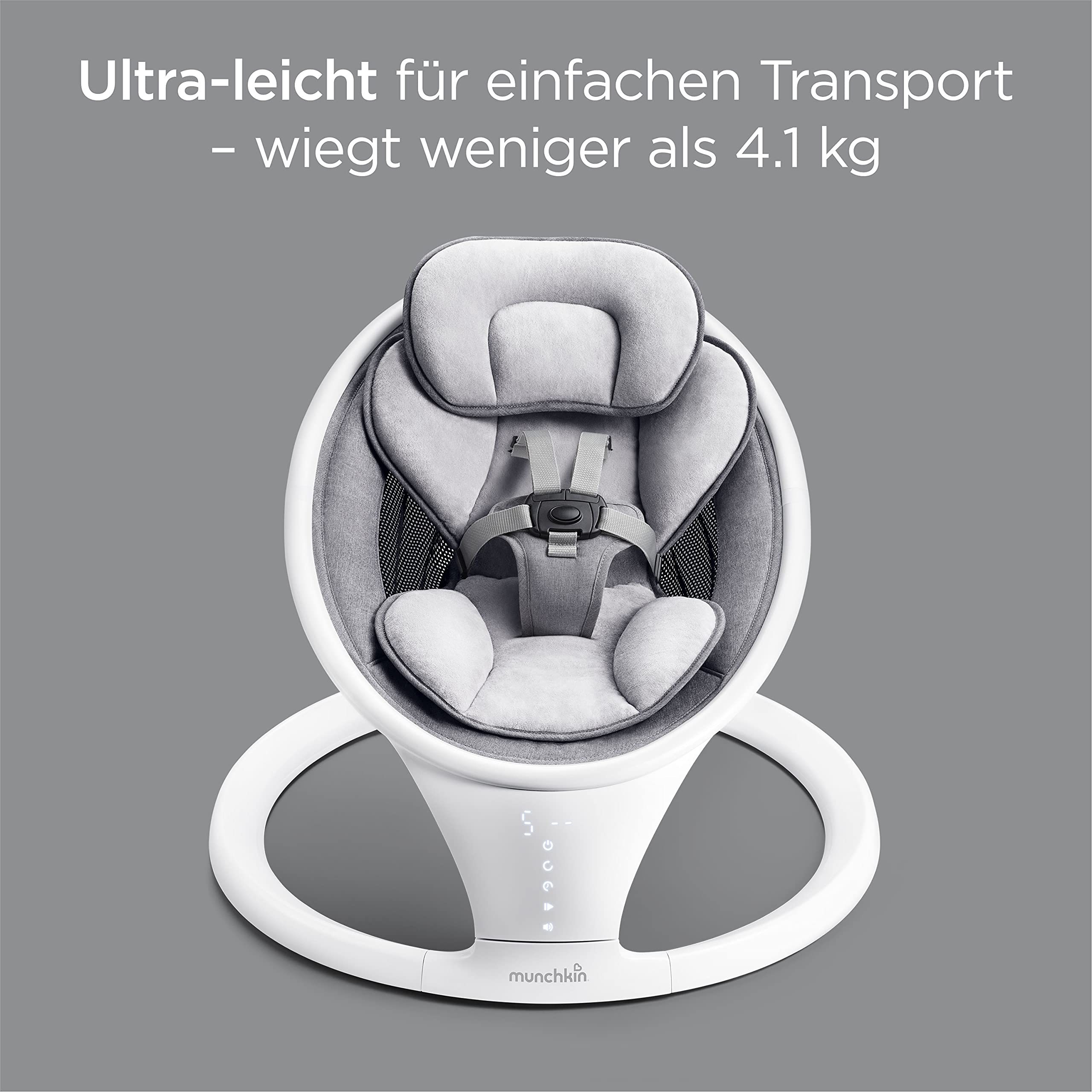 munchkin-elektrische-babyschaukel-mit-bluetooth-babywippe-mit-5-bewegungsstufen- image 5