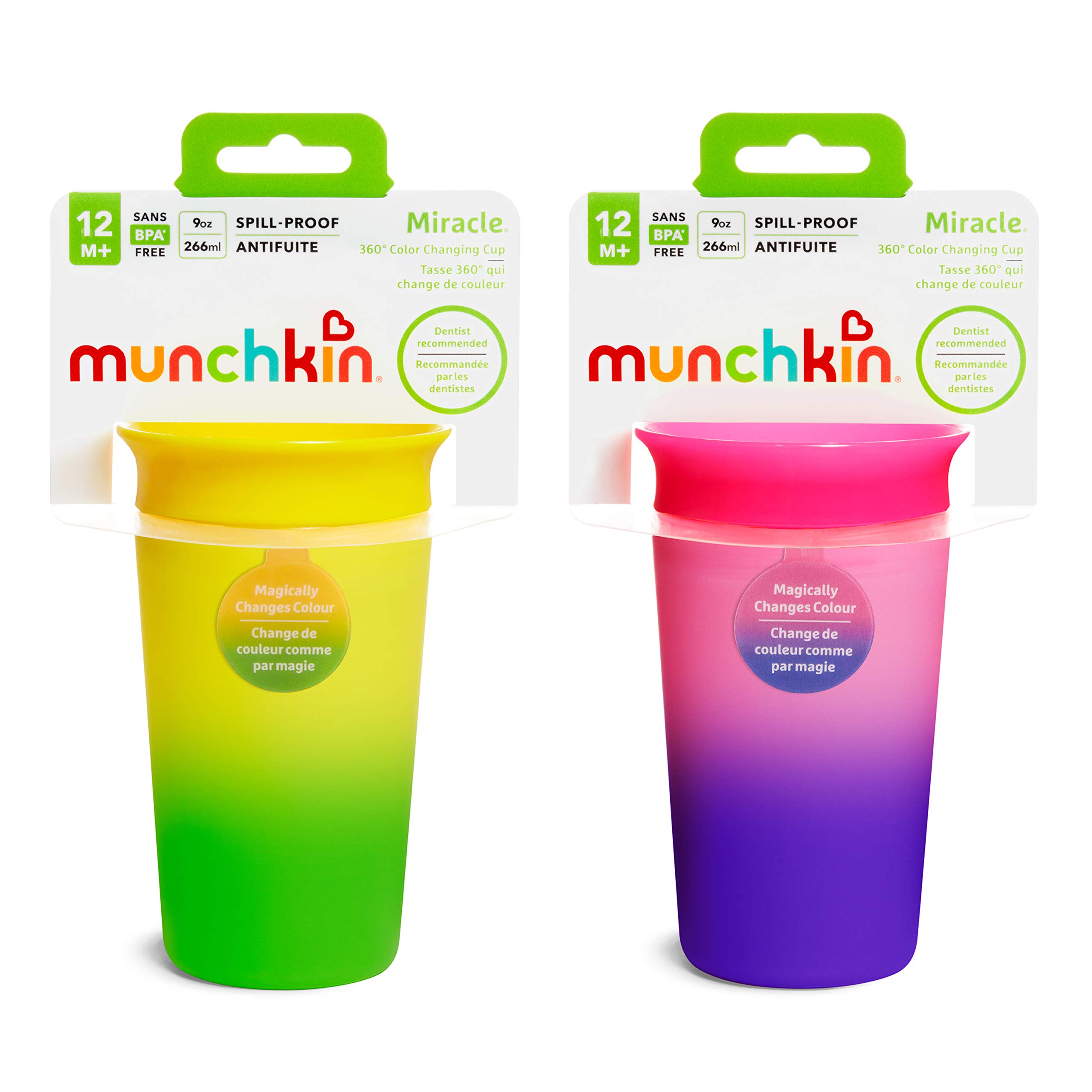 munchkin-miracle-360-trinkbecher-2er-set-auslaufsichere-becher-mit-farbwechselef image 3