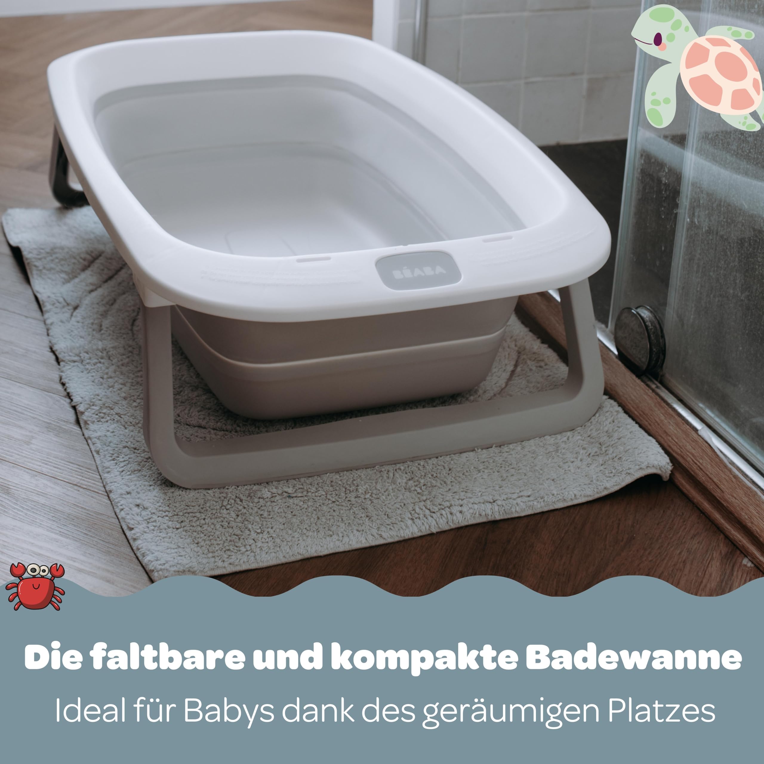 b-aba-eazy-pop-cam-l-o-faltbare-babybadewanne-ultrakompakt-mit-rutschfesten-f-en image 3