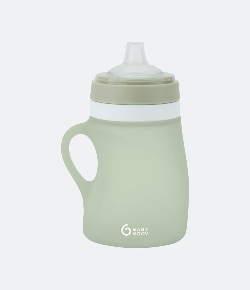 babymoov-trinkflasche-aus-silikon-150-ml-mit-2-saugern-ergonomische-trinklernfla image 2