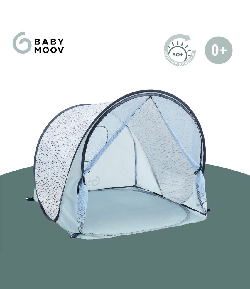babymoov-strandmuschel-blue-waves-baby-sonnenschutzzelt-mit-uv-schutz-50-pop-up- image 7