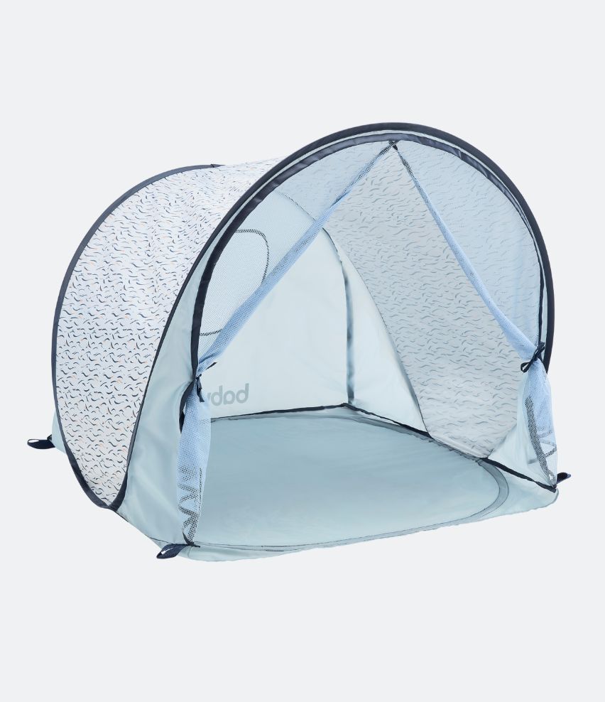 babymoov-strandmuschel-blue-waves-baby-sonnenschutzzelt-mit-uv-schutz-50-pop-up- image 1