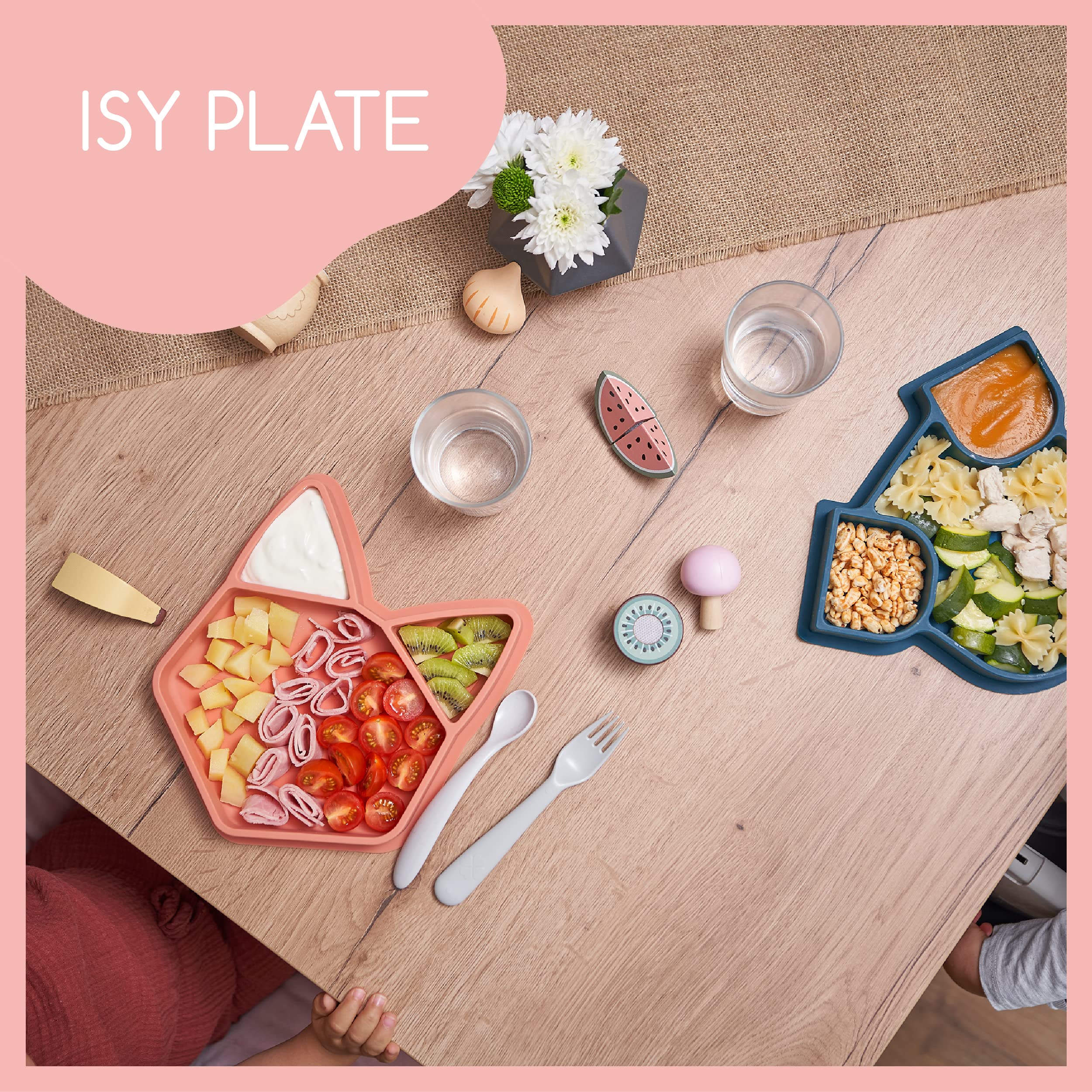babymoov-esslernteller-isy-plate-fox-geteilter-silikon-lernteller-mit-3-f-chern- image 2