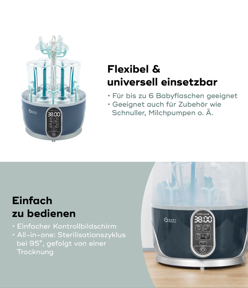 babymoov-turbo-pure-dampfsterilisator-flaschentrockner-mit-patentierter-technolo image 6